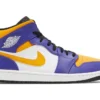 Air Jordan 1 Mid 'Lakers' Replica Shoes