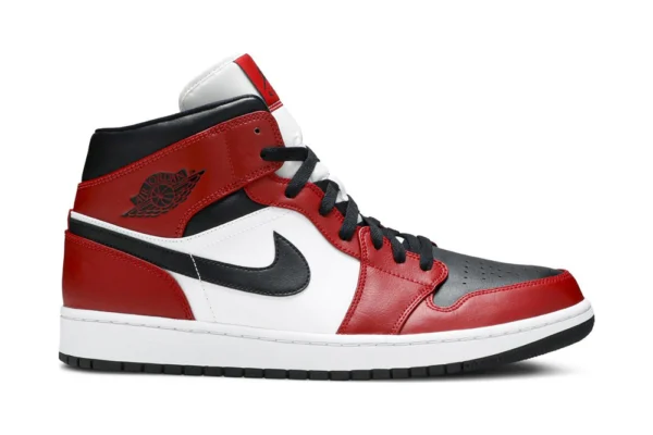 Air Jordan 1 Mid 'Chicago Black Toe' Reps Shoes