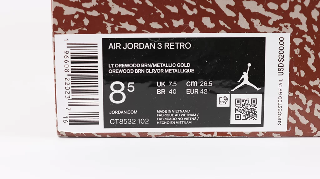 Air Jordan 3 Retro 'Palomino' Replica