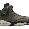 The Reps Travis Scott x Air Jordan 6 Retro 'Olive', 1:1 top quality reps shoes. Returns within 14 days. Shop now!