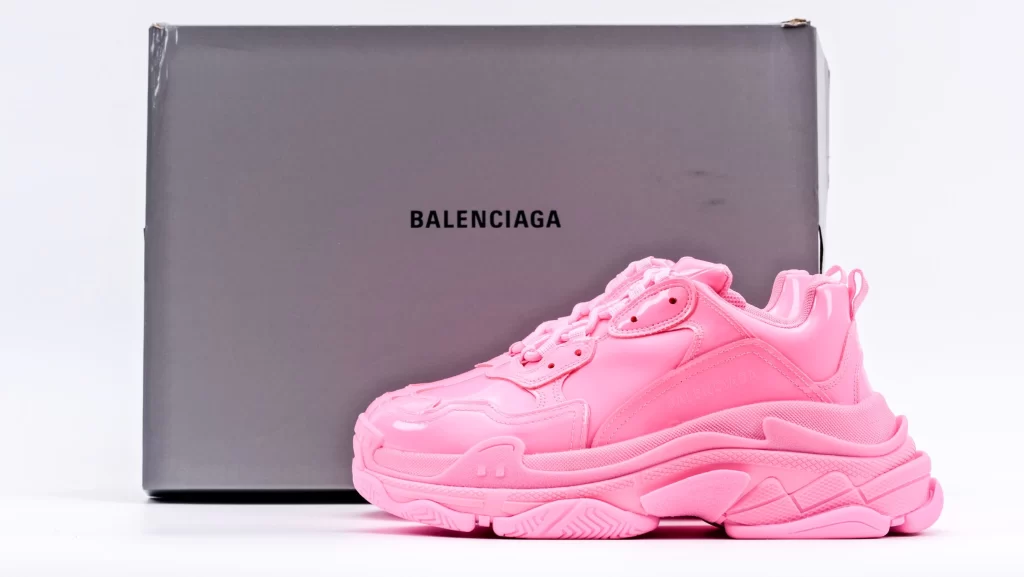 Replica Balenciaga Triple S Pink Patent Reps Website