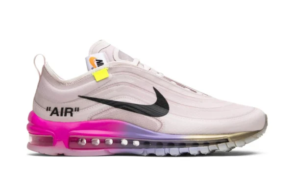 The Serena Williams x Off-White x Air Max 97 OG 'Queen', 1:1 top quality reps shoes. Shop now for fast shipping!
