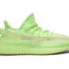 The Yeezy Boost 350 V2 GID 'Glow', 1:1 top quality replica shoes. Material and shoe type are 100% accurate.