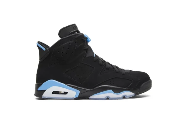 The Air Jordan 6 Retro 'UNC', 1:1 top quality replica shoes. Material and shoe type are 100% accurate.