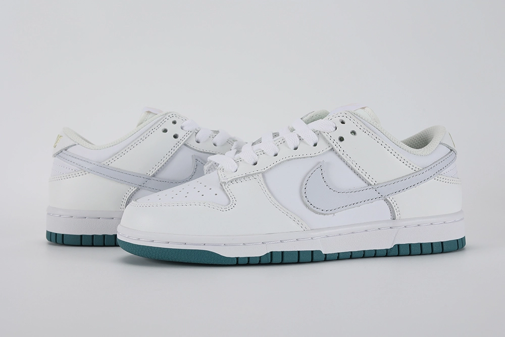 Dunk Low GS 'White Grey Teal' REPS Dunk Shoes