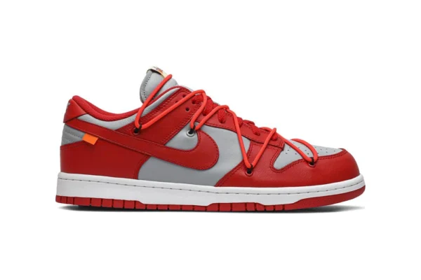 Off-White x Dunk Reps Low 'University Red'