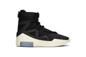 Experience the bold and minimalist aesthetic of the Air Fear Of God 1 'Black' replica sneakers, 1:1 same as original. Shop now for fast shipping!
