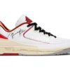 Off-White x Air Jordan 2 Retro Low SP 'White Varsity Red' Reps Shoes