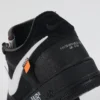 off white x air force 1 low black replica 7