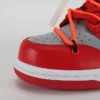 off white x dunk low university red replica 4