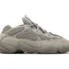 The Yeezy 500 Ash Grey showcases a sleek 'Ash Grey' colorway, blending contemporary design with unmatched comfort. 1:1 top-quality reps shoes.