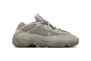 The Yeezy 500 Ash Grey showcases a sleek 'Ash Grey' colorway, blending contemporary design with unmatched comfort. 1:1 top-quality reps shoes.